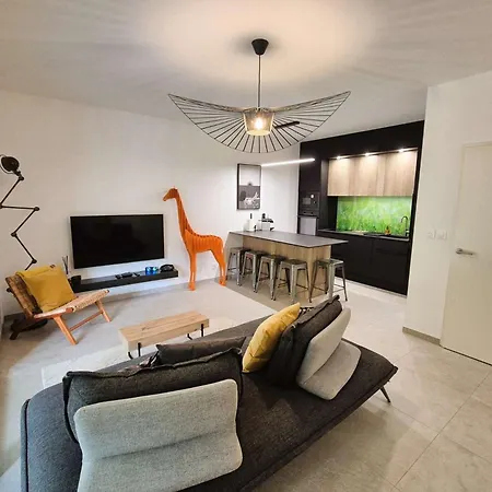 아파트 Moderne, Proche Plage, Jardin, Wifi, 5 Couchages Saint-Elme